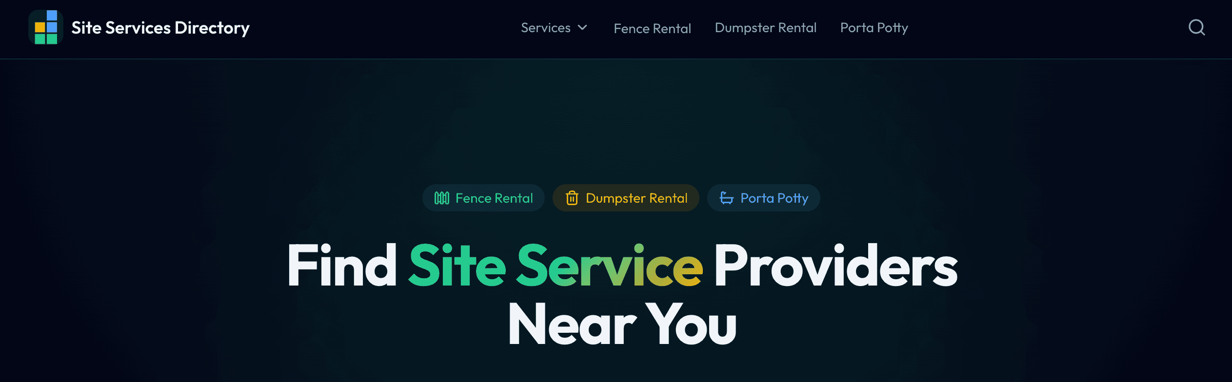 Site Services Directory